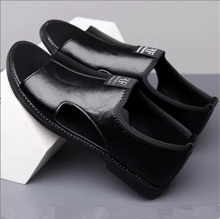 sandales-hommes-en-cuir-premium-noir-confortabe-et-elegant-style-et--s'adapte-a-tout-vos-looks